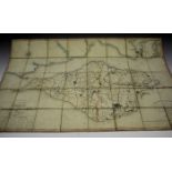 James Clarke - 'A Military, Marine & Topographical, Survey of the Isle of Wight', engraving hand-