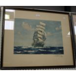 Jack Spurling - 'Sophocles' and 'Piako' (Maritime Scenes), a pair of colour prints, both signed