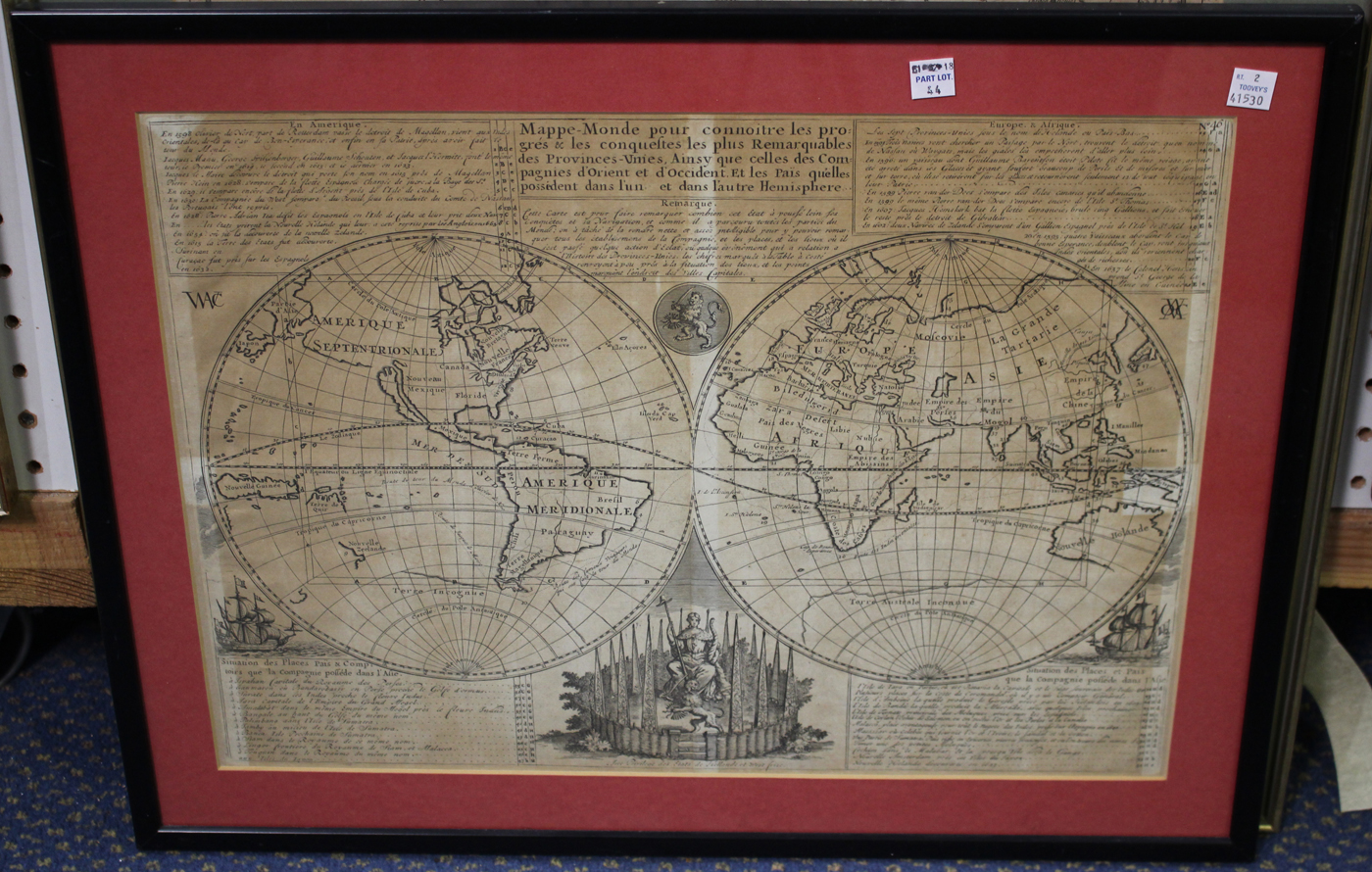 Jodocus Hondius - 'Surrey Described and Divided into Hundreds' (Map of the County), engraving with - Image 3 of 3