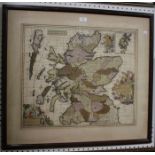 Carel Allard - 'Novissima Regni Scotiae Septentrionalis et Meridionalis Tabula' (Map of Scotland),