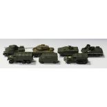 A small collection of Solido army vehicles, including four Limited Edition 40th Anniversary 6th June
