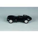 Nine Autoart 1-18th scale model Jaguar cars, comprising two E-Types, two C-Types, an XJ13, a D-Type,