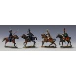 A collection of Del Prado figures, including a Cossack Platov's Regiment 1812 trooper, Spanish