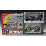 A Protar 1-9th scale model of a Manx Norton, an Action Collectibles Sunoco Pro Stock Motorcycle, a