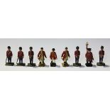 A collection of Charbens, Johillco and other figures, including Queen Elizabeth II on horseback,