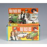 A Corgi Toys Gift Set No. 40 'The Avengers' with vintage Bentley, Lotus Elan S2 and figures of