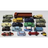 A collection of post-war Dinky Toys vehicles, including a No. 501 Foden wagon, first type with