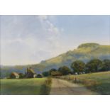 Frank Wootton - 'Chanctonbury Ring, Sussex, Mk II', oil on canvas, signed recto, titled verso, 39.