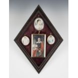 Charles James Turrell - Miniature Three-quarter Length Portrait of John Jones Jenkins, 1st Baron