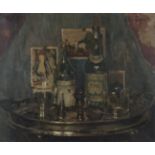 John Whitlock Codner - 'Reflections, Silver and Glass', 20th century oil on canvas, signed recto,