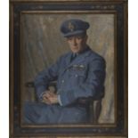 Maurice Codner - Portrait of an R.A.F. Pilot, 20th century oil on canvas, signed recto, inscribed