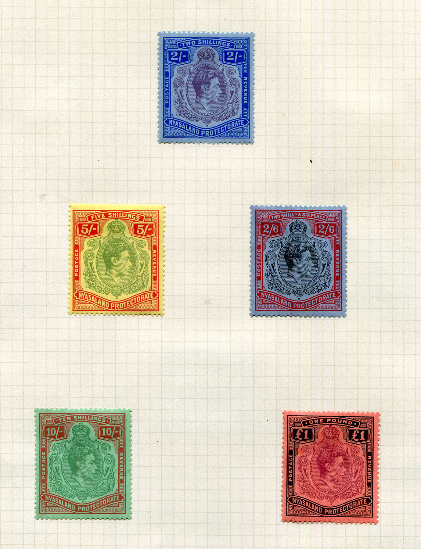 A collection of British Commonwealth stamps in three albums with mint George VI and early Queen