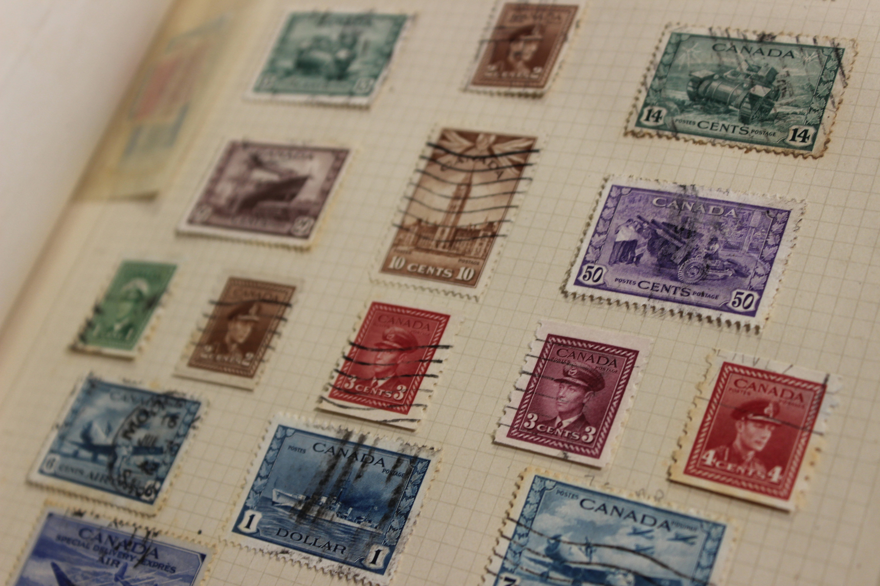 A collection of stamps in six albums and some loose in packets, including British Commonwealth