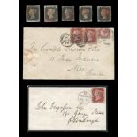 A Great Britain stamp collection contained within six albums, mostly used, from six 1840 1d black,