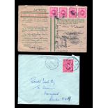 A collection of stamps within a stock book and album leaves, including British Commonwealth mint