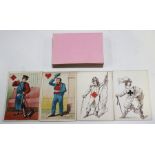 A 19th century French chromolithographed 'Jeanne L'Hachette' transformation deck of fifty-two