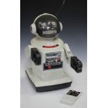 A Robie SR Radio Shack robot, height 50cm, with remote control.Buyer’s Premium 29.4% (including