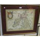 Richard Blome - 'A Generall Mapp of the Isles of Great Brittaine' (Map of Great Britain), 17th