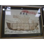 Chris Orr - 'The Small Titanic', 20th century colour etching, signed and titled in pencil, 62.5cm