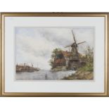 Jan van Couver [Hermanus Koekkoek II] - Views on the Scheldt, a pair of 19th century watercolours,