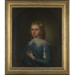 British School - Half Length Portrait of Robert Wilmot within a Feigned Oval, 18th century oil on