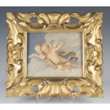 Circle of Charles Augustus H. Lutyens - Two Cherubs amongst the Clouds, early 20th century