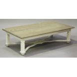 A modern painted oak coffee table, height 42cm, width 149cm, depth 80cm.Buyer’s Premium 29.4% (