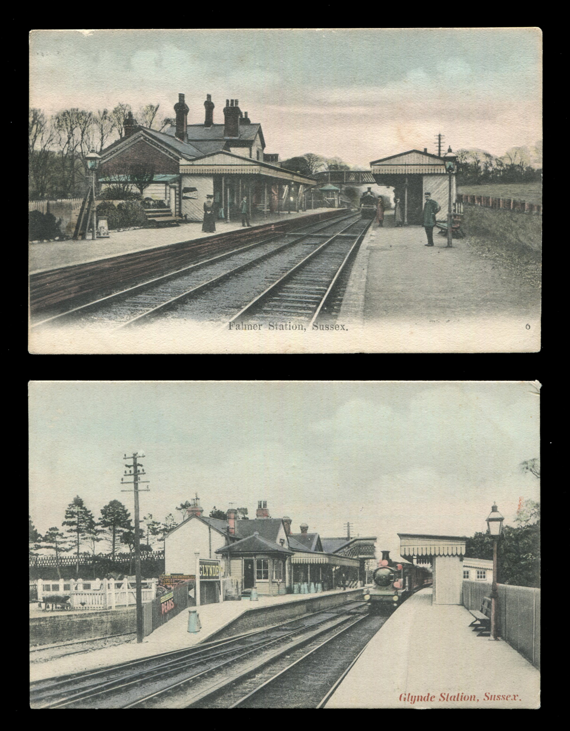 Three albums containing approximately 935 printed postcards of Sussex, Surrey and Kent published - Image 2 of 6