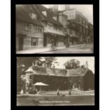 An album containing approximately 327 photographic postcards of Sussex, Surrey and Kent published by