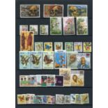 A group of five stamp albums and ten stock books containing British Africa, including