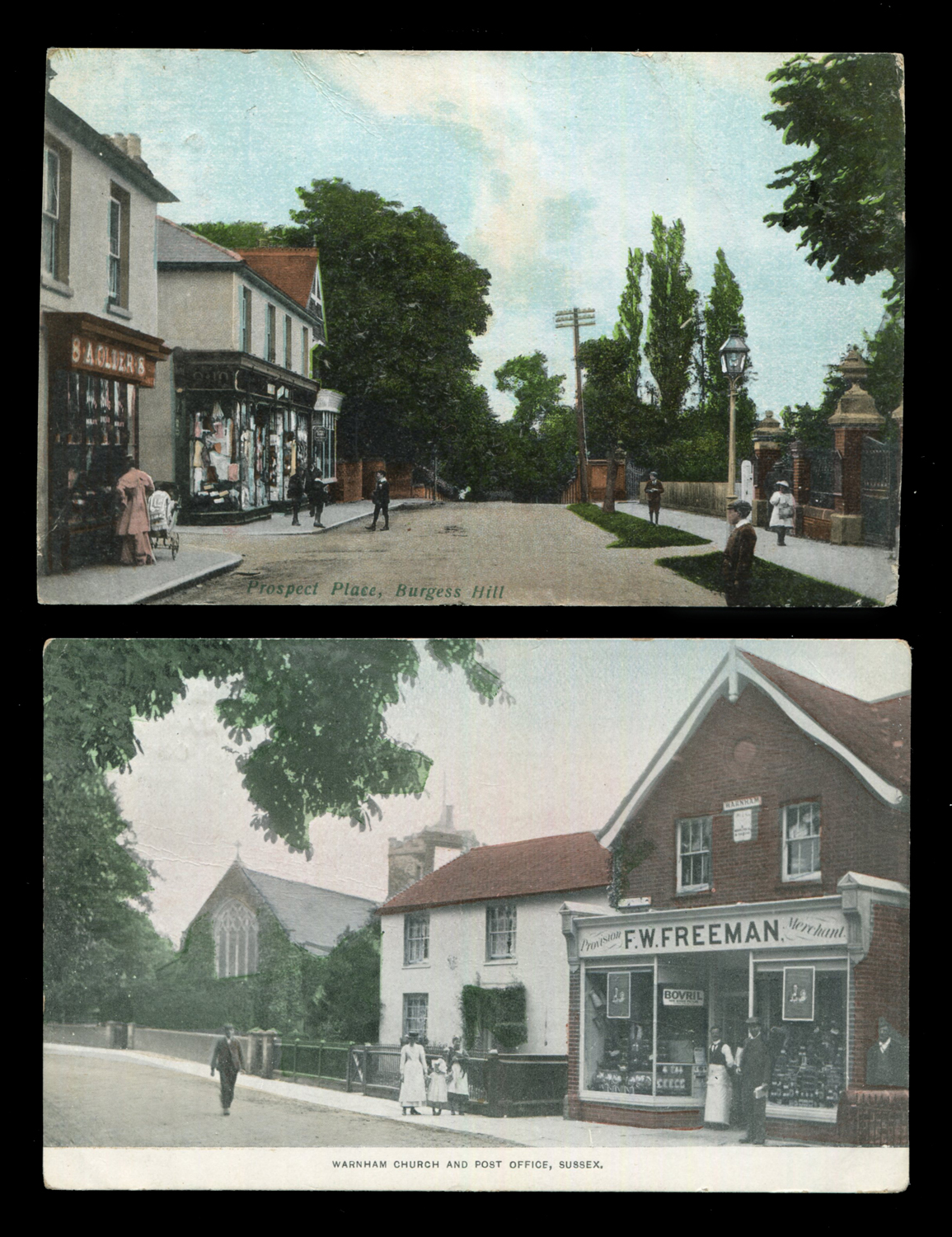 Three albums containing approximately 935 printed postcards of Sussex, Surrey and Kent published - Image 6 of 6