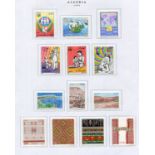 Six albums of Algeria stamps from 1924 to modern, mint and used.Buyer’s Premium 29.4% (including VAT