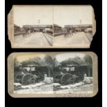 PHOTOGRAPHS. A large collection of stereoscopic viewing cards, 19th century, the majority views of