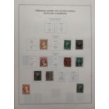 A USA stamp collection from 1851 10c, 12c used, 1869 to 30c used, 1870 to 90c used, later issues