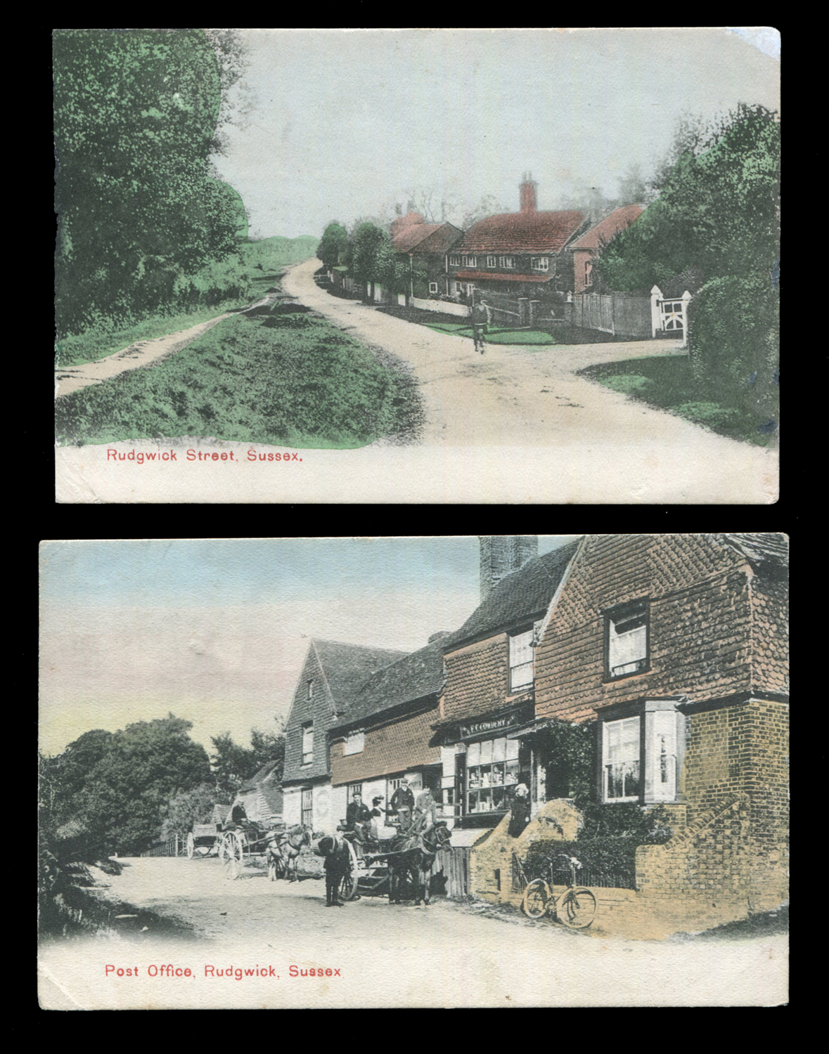 Three albums containing approximately 935 printed postcards of Sussex, Surrey and Kent published - Image 3 of 6