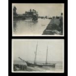 A group of 4 photographic postcards relating to Worthing, West Sussex, comprising postcards