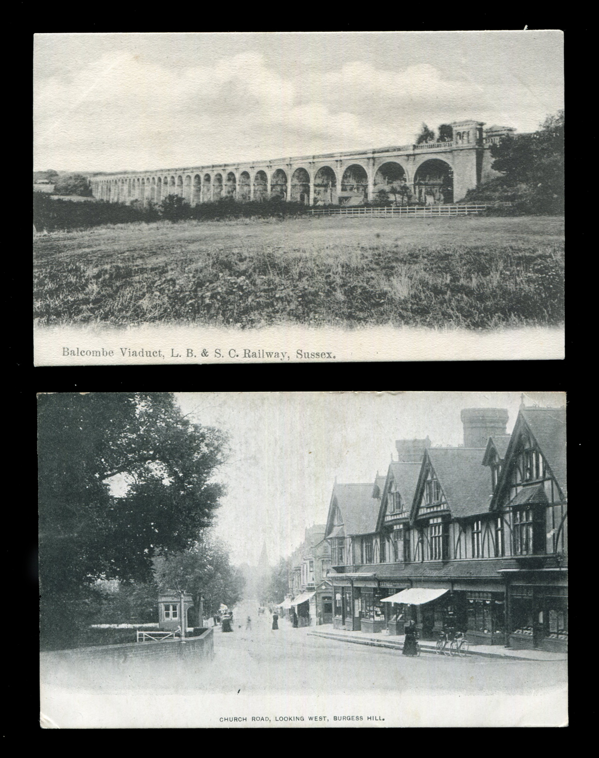 Three albums containing approximately 935 printed postcards of Sussex, Surrey and Kent published - Image 4 of 6