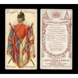 A collection of Players cigarette cards in thirteen albums, including 7 of 25 'England's Military