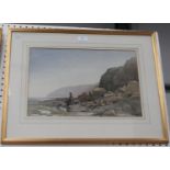 Herbert Crompton Herries - 'Scarbro' (probably Scarborough), watercolour, signed, titled and dated