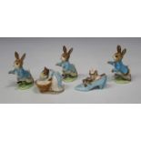 A Beswick Beatrix Potter's model of 'Peter Rabbit', gold stamp, BP-2 (restoration), together with