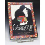 A Wedgwood porcelain limited edition rectangular wall plaque commemorating Clarice Cliff The First