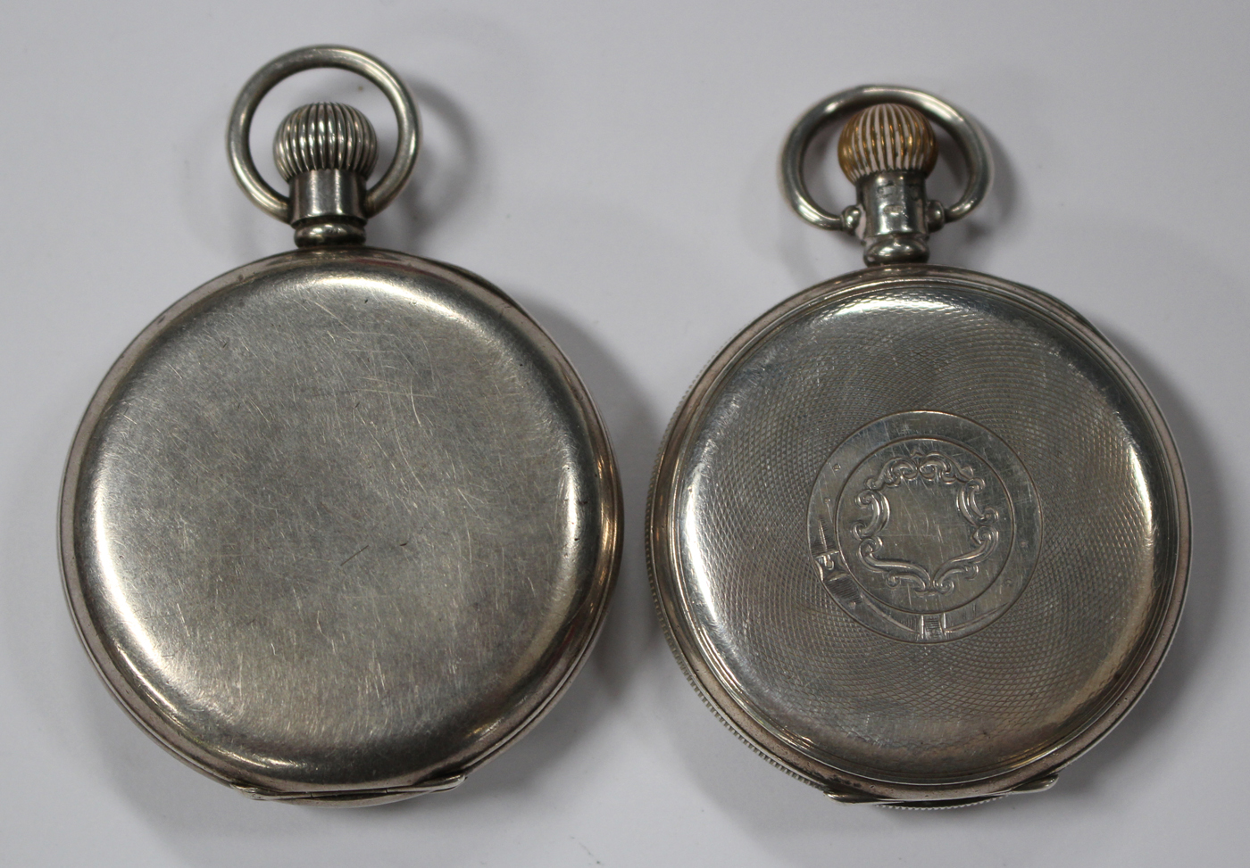 A J.W. Benson London silver cased keyless wind open-faced pocket watch, the signed enamelled dial - Image 2 of 4