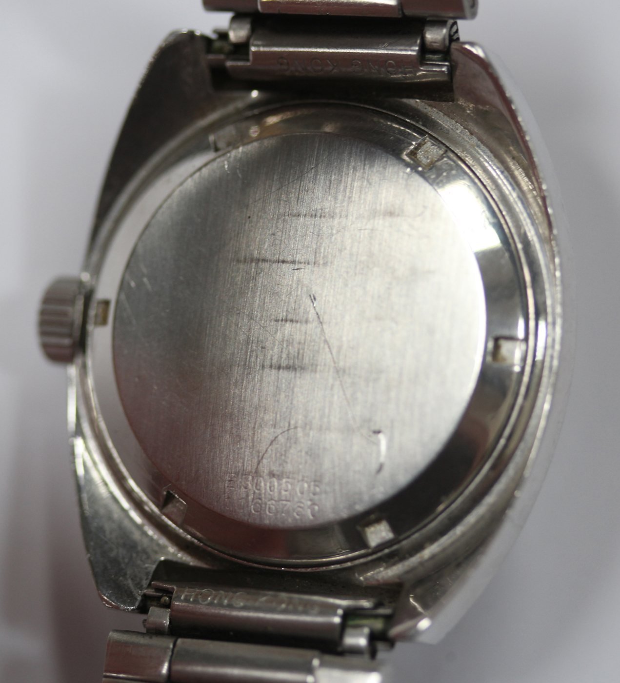 A Jaeger-LeCoultre Club Automatic steel cased gentleman's bracelet wristwatch, the signed silvered - Image 3 of 3