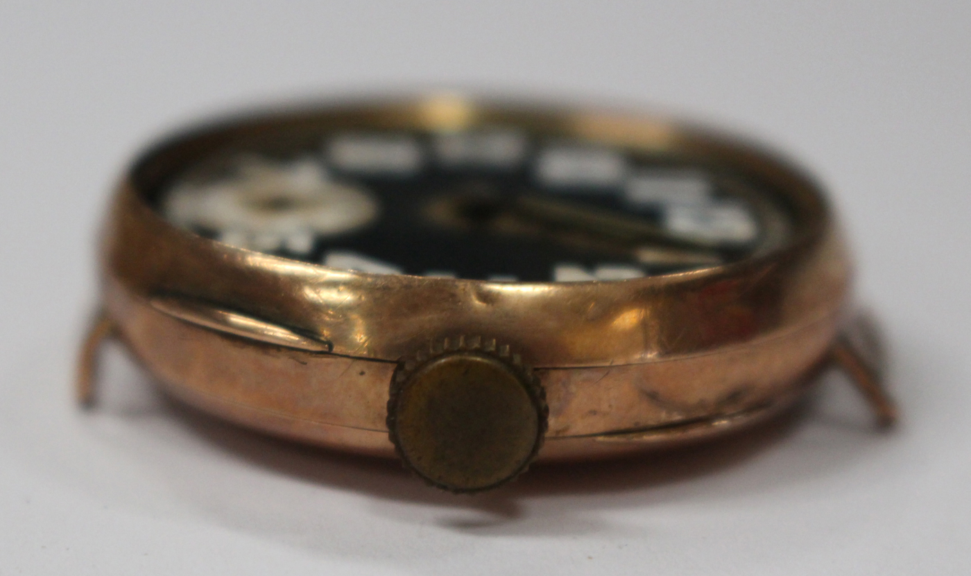A Rolex 9ct gold circular cased wristwatch, the jewelled movement detailed 'Rolex 15 Jewels Swiss - Image 2 of 5