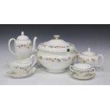 A Wedgwood bone china 'Mirabelle' pattern part service, comprising a soup tureen and cover, two