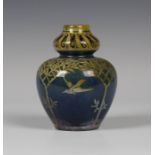 A Pilkington's Royal Lancastrian lustre vase, circa 1911, by William S. Mycock, monogrammed, the