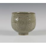 A David Andrew Leach, Lowerdown studio pottery bowl, the footed U-shape body with incised decoration