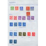 A collection of Guernsey and Alderney stamps from 1941 issues to 2017 mint sets, miniature sheets,