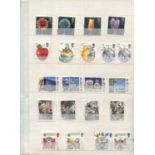 A collection of Great Britain stamps in four stock books, together with loose presentation packs and