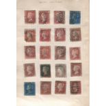 A Lincoln stamp album containing world stamps, including an 1840 1d black.Buyer’s Premium 29.4% (
